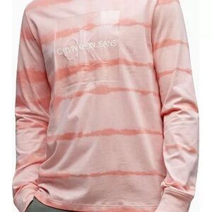 Men's Monogram Logo Crewneck Long Sleeve Tee